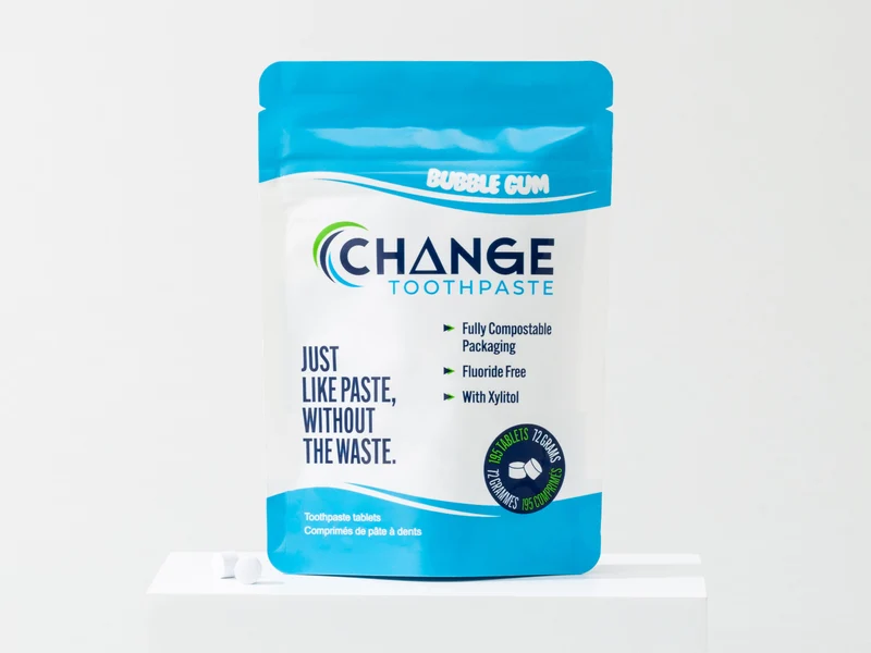 3-Month Bubblegum Toothpaste Tablets