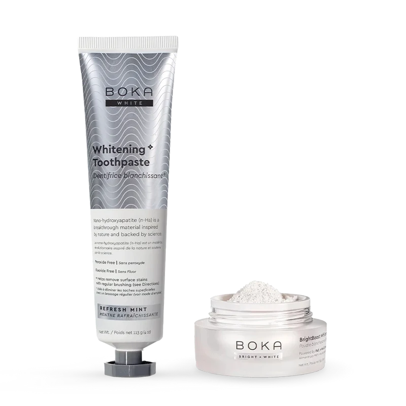 Whitening* Toothpaste & BrightBoost Powder Duo