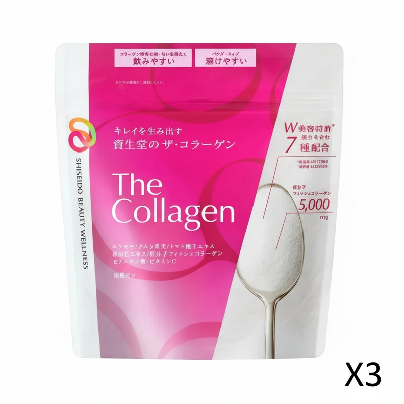 SHISEIDO The Collagen Supplements Powder 126g - Set of 3
