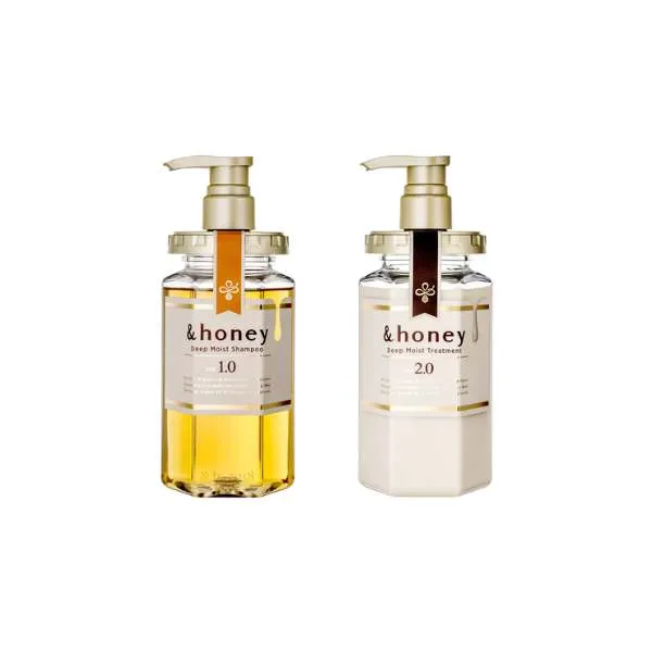 &honey Deep Moist Hair Shampoo 1.0 & Treatment 2.0