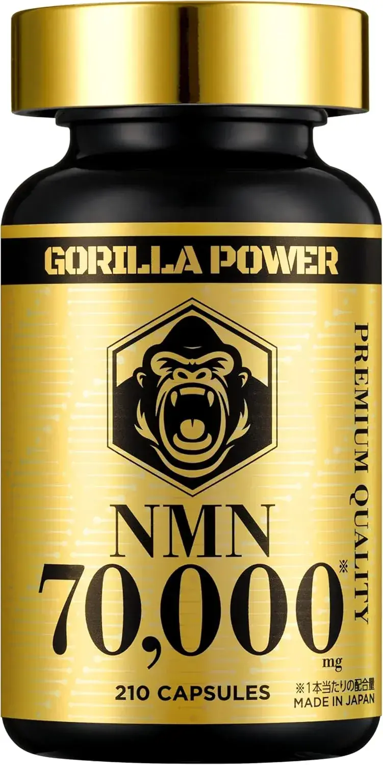 Gorilla Power NMN 70000mg 210 Enteric Coated Capsules Premium Purity
