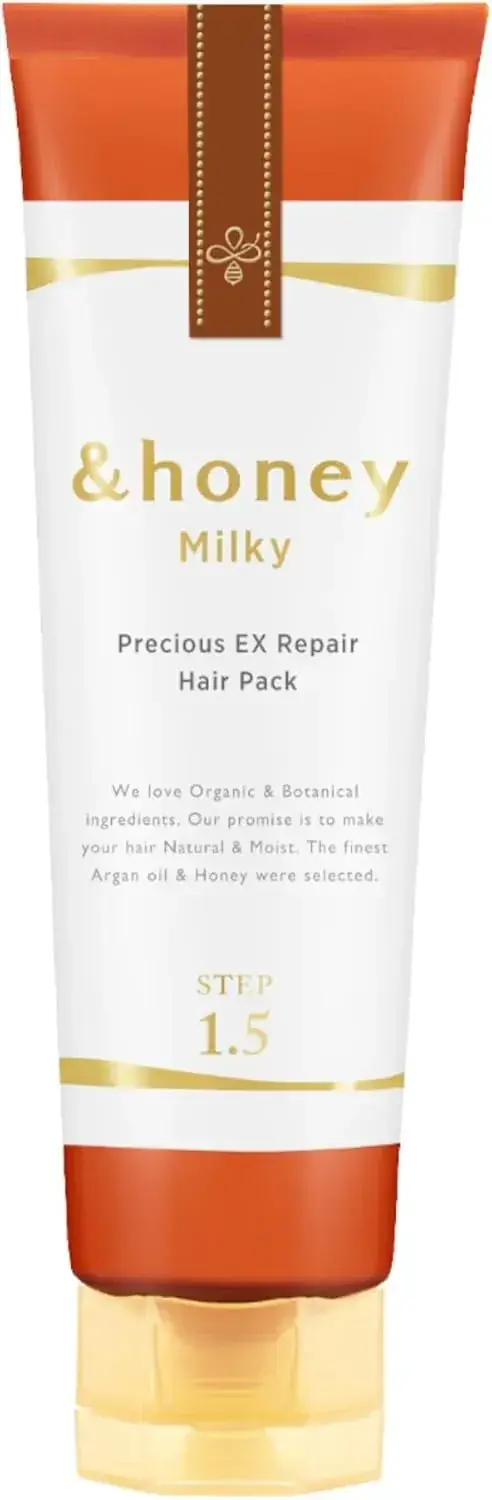 &Honey Milky Precious EX Repair Hair Pack, Creamy Mask 130g