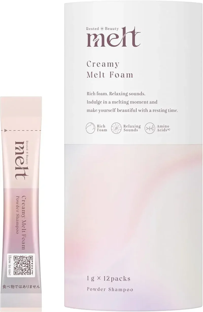 Melt Creamy Foam Carbonated Head Spa Powder 1g x 12 Packs