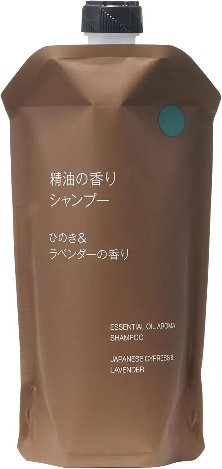 Muji Essential Oil Scent Hinoki Lavender Shampoo Refill 340mL