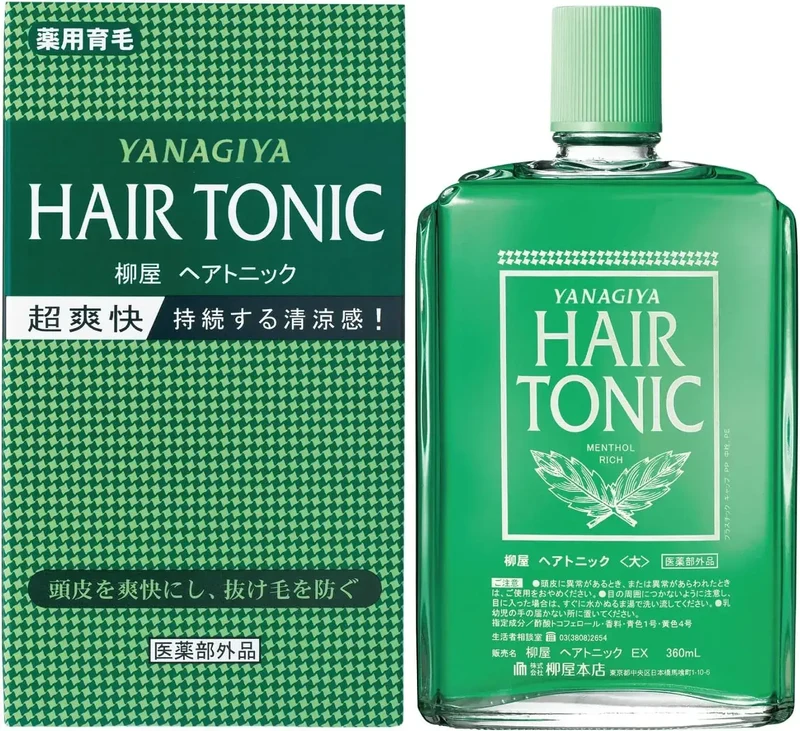 Yanagiya Honten Hair Scalp Tonic Large 360ml for Healthy Hair