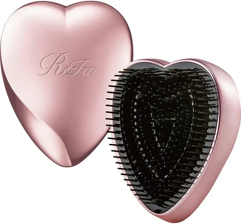 ReFa Heart Brush Hair Detangling Brush for Smooth, Glossy Hair
