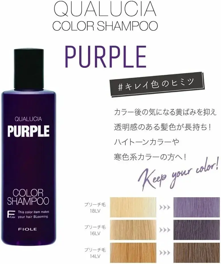 Fiole Qualucia Color Shampoo 250ml Purple Tone