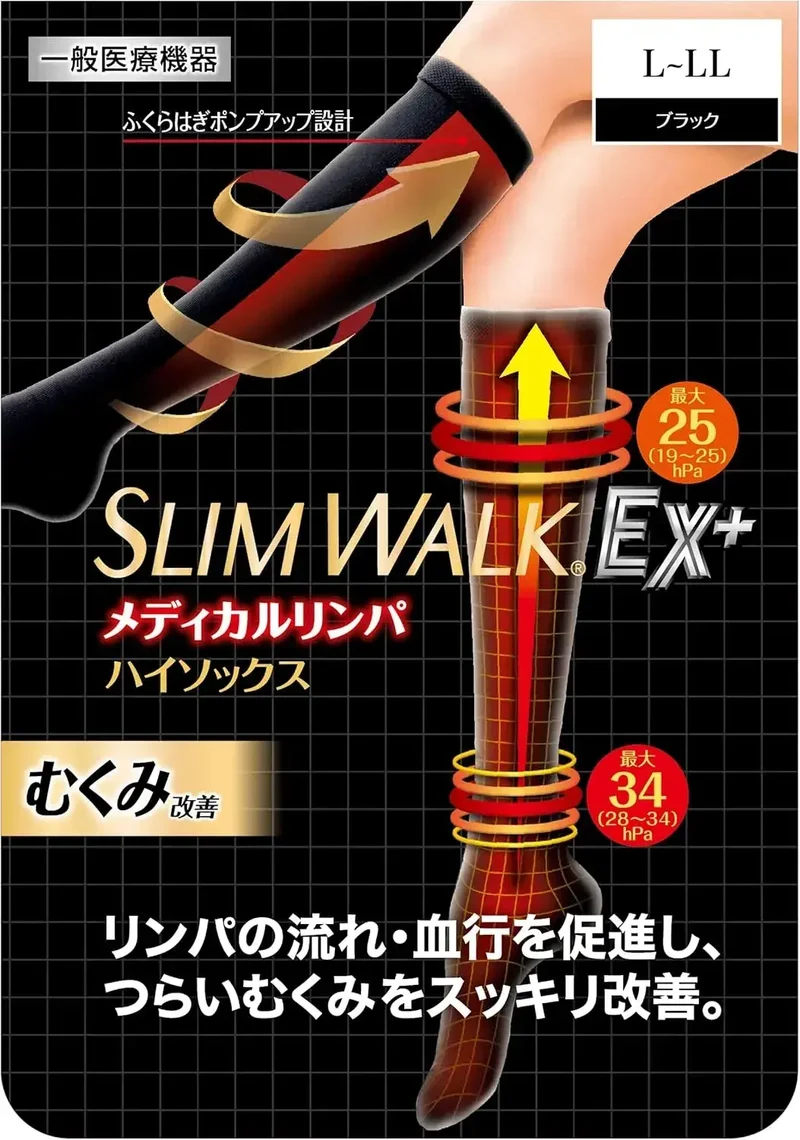 Slim Walk Medical Compression Socks for Leg Swelling & Sleeping