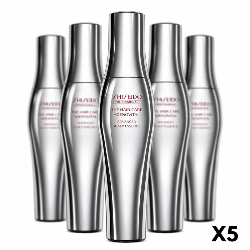 Shiseido Professional Hair Care Adenovital Scalp Essence 180ml 5-Pack