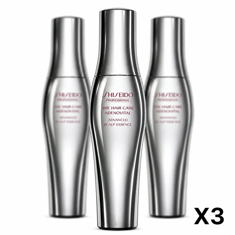 Shiseido Professional Hair Adenovital Advanced Scalp Essence 180ml Set of 3