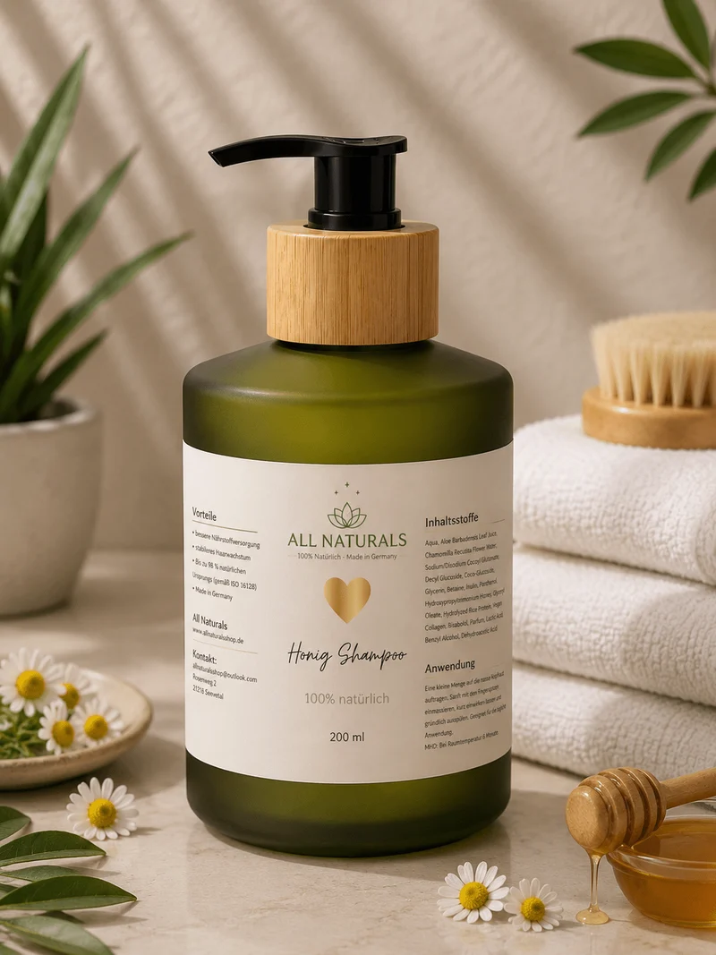Honig Shampoo – Natürliches Shampoo für empfindliche Kopfhaut