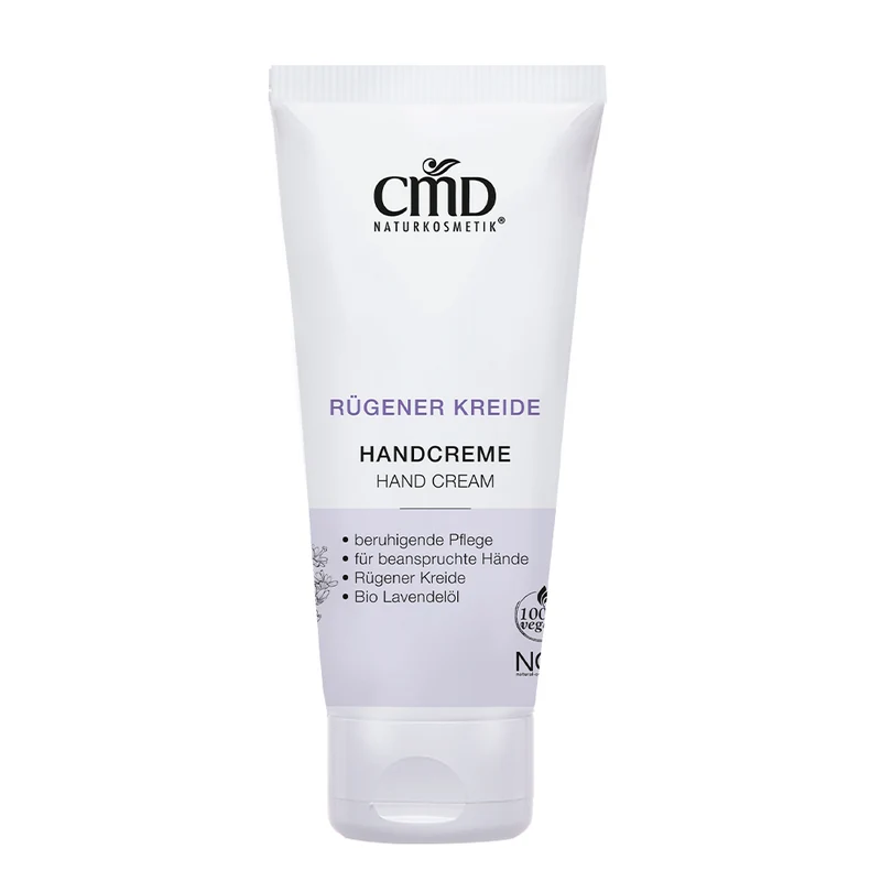 RÜGENER KREIDE Handcreme 100ml mit Sheabutter, Avocado- und Lavendelöl