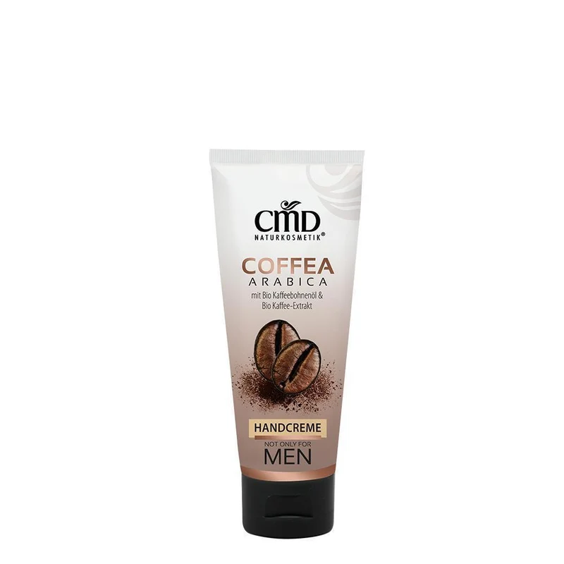 COFFEA ARABICA Handcreme 75ml mit Mandelöl und Ölen aus Arabica-Kaffeebohnen und Macadamiasnüssen
