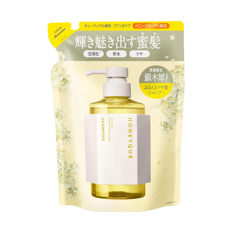 Hanique Osmanthus Scent Shiny Gloss Shampoo Refill for Rich Hair Care