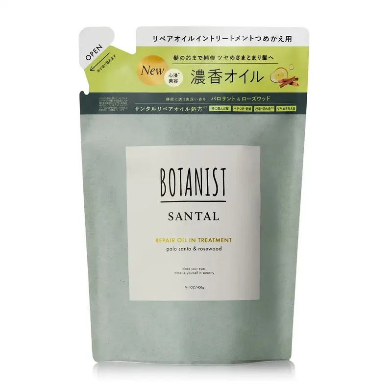 Botanist Santal Repair Oil Treatment Refill 480ml for Healthy Shiny Hair