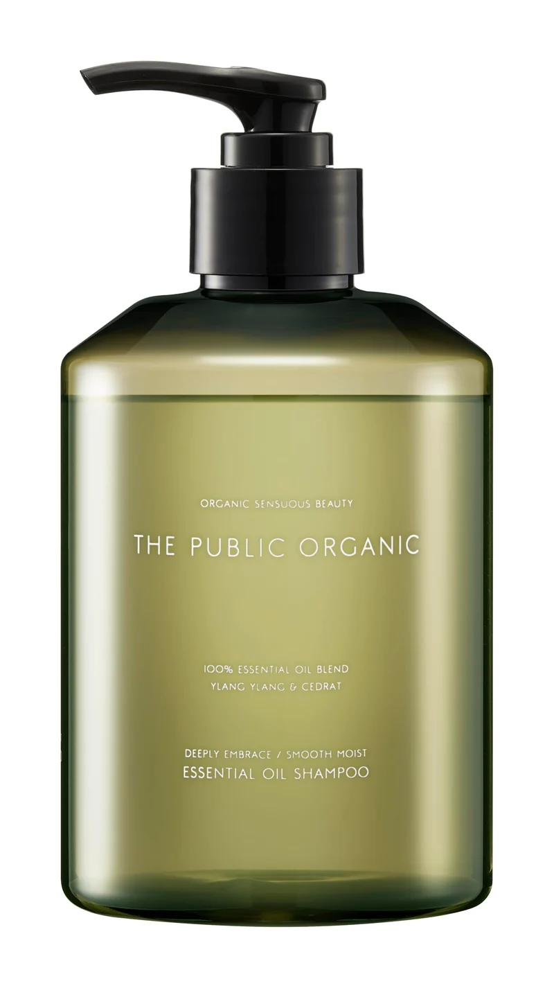 The Public Organic Shampoo 400ml Deeply Embrace Smooth Amino Acid Essential Oils