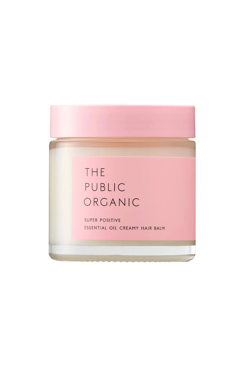 The Public Organic Super Positive Essential Oil Hair Balm 40g Japan Made