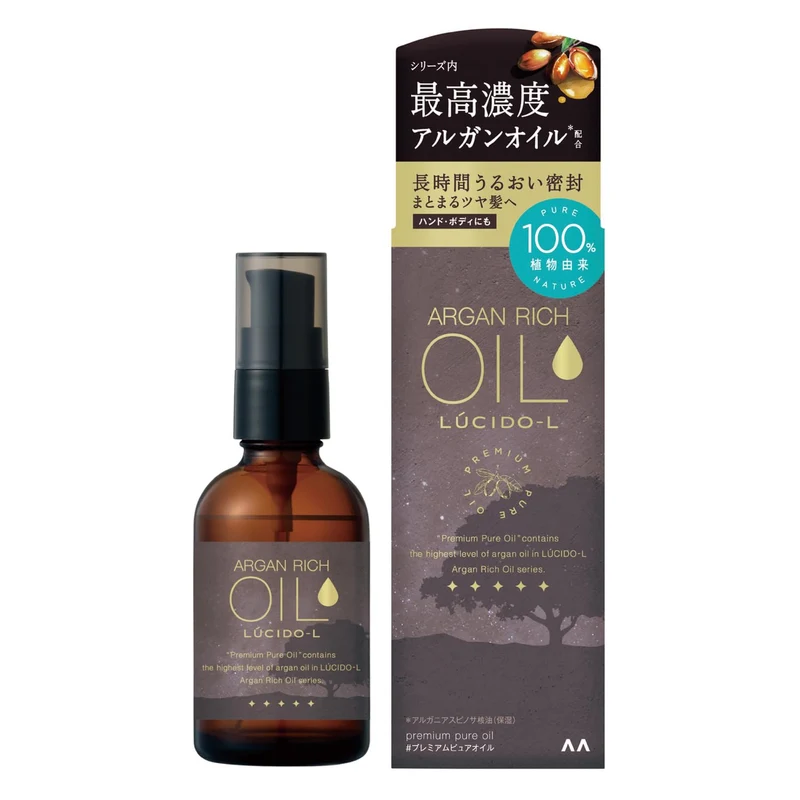 Lucido-L Premium Argan Oil Leave-In Treatment 100% Plant-Derived 60ml