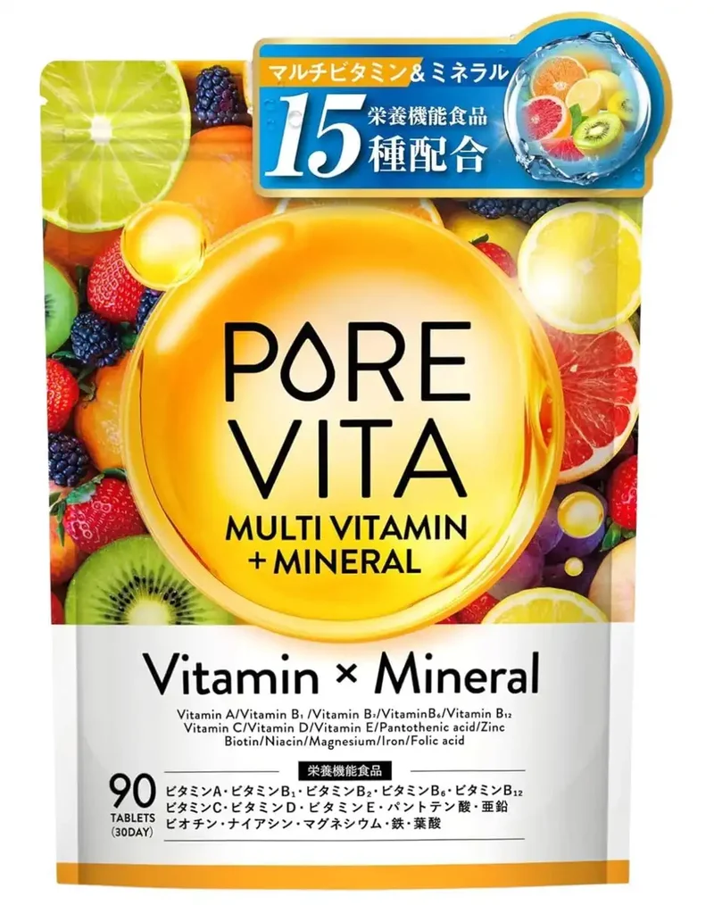 Asahi Group Foods Purevita Multivitamin 90 Tablets - 30 Day